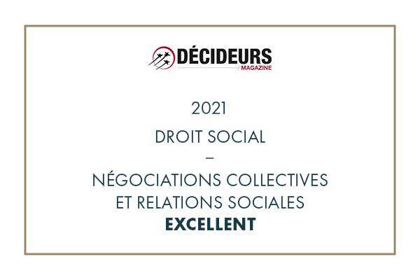 Décideurs Magazine – Négociations collectives et relations sociales