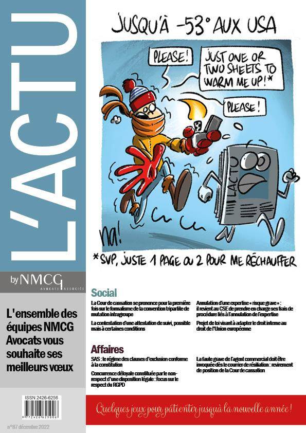 L'Actu by NMCG - décembre 2022