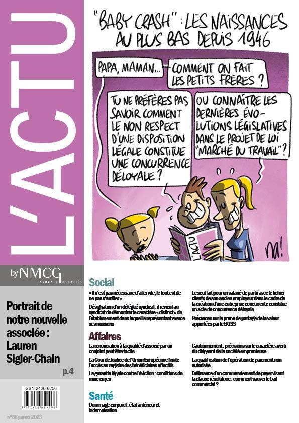 L'Actu by NMCG - Janvier 2023