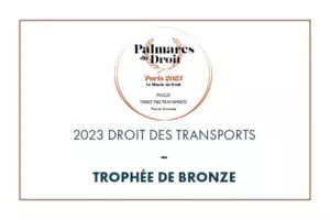 Palmarès du droit - transport 2023