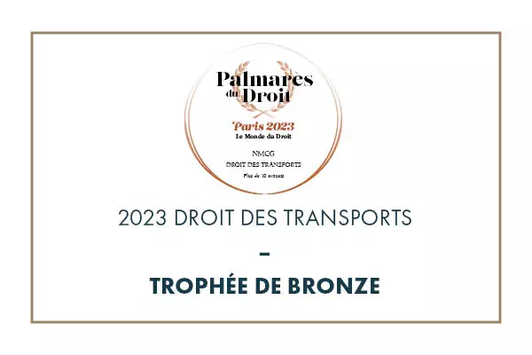 Palmarès du droit – transport 2023