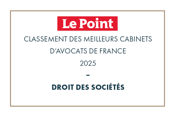 Le Point 2025 – Droit des sociétés