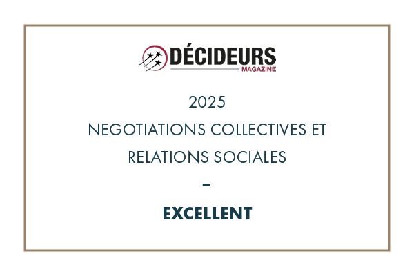 Décideurs Magazine 2025 – Expertise Droit social – Négociations collectives et relations sociales