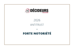 Décideurs Magazine 2026 - Antitrust