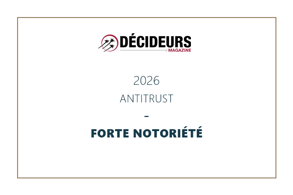 Décideurs Magazine 2026 – Antitrust